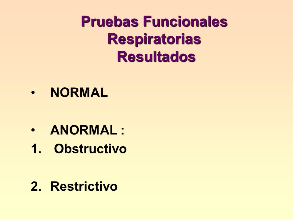 pruebas funcionales respiratorias definicion